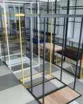 Рейлы вешала для бутика одежды Торговое оборудование