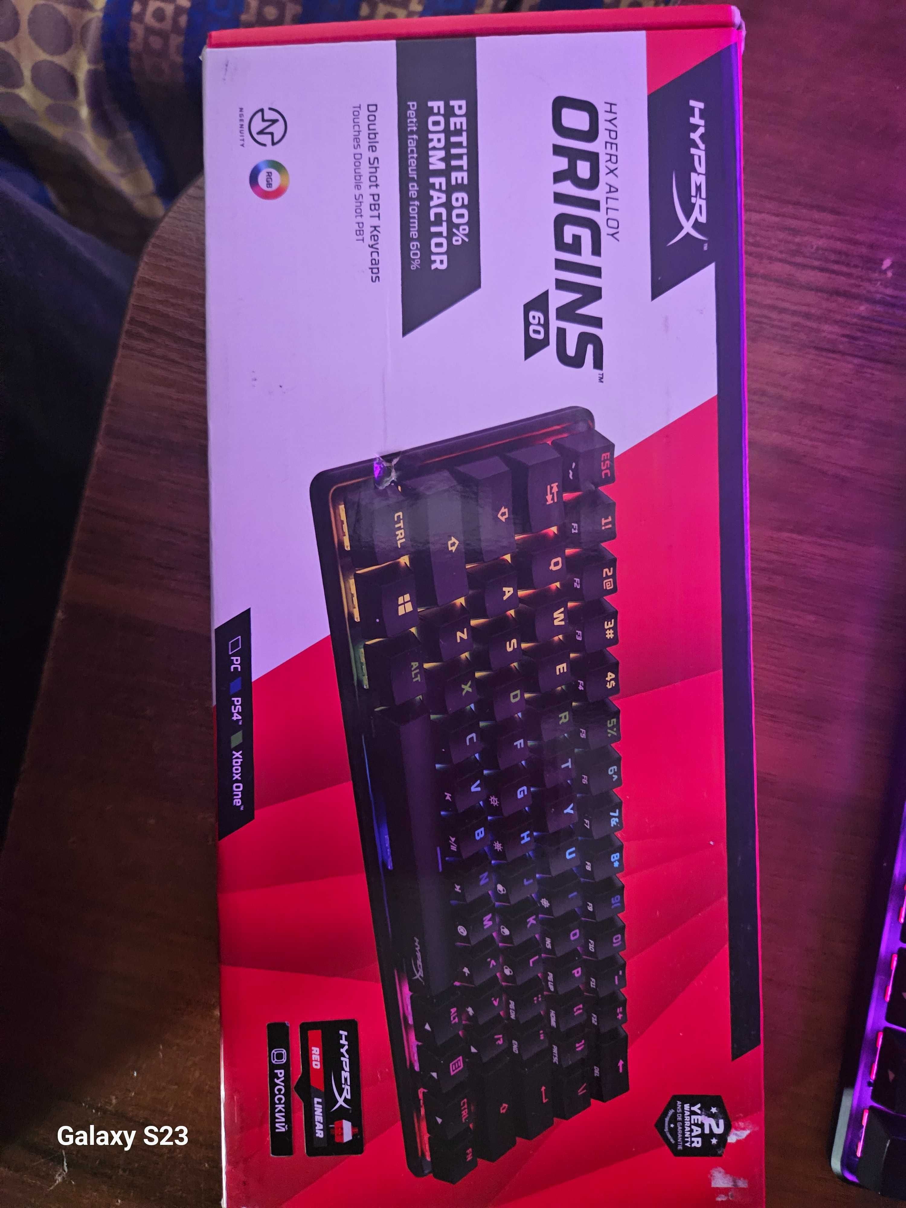 Механическая клавиатура Hyper x alloy origins 60