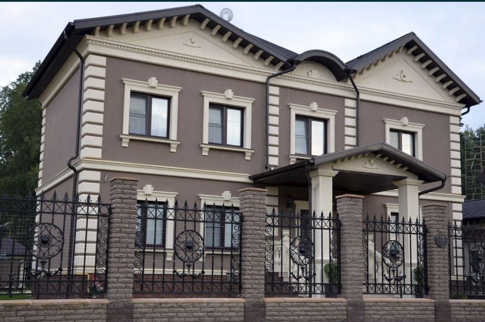 Покраска крыши и фасад