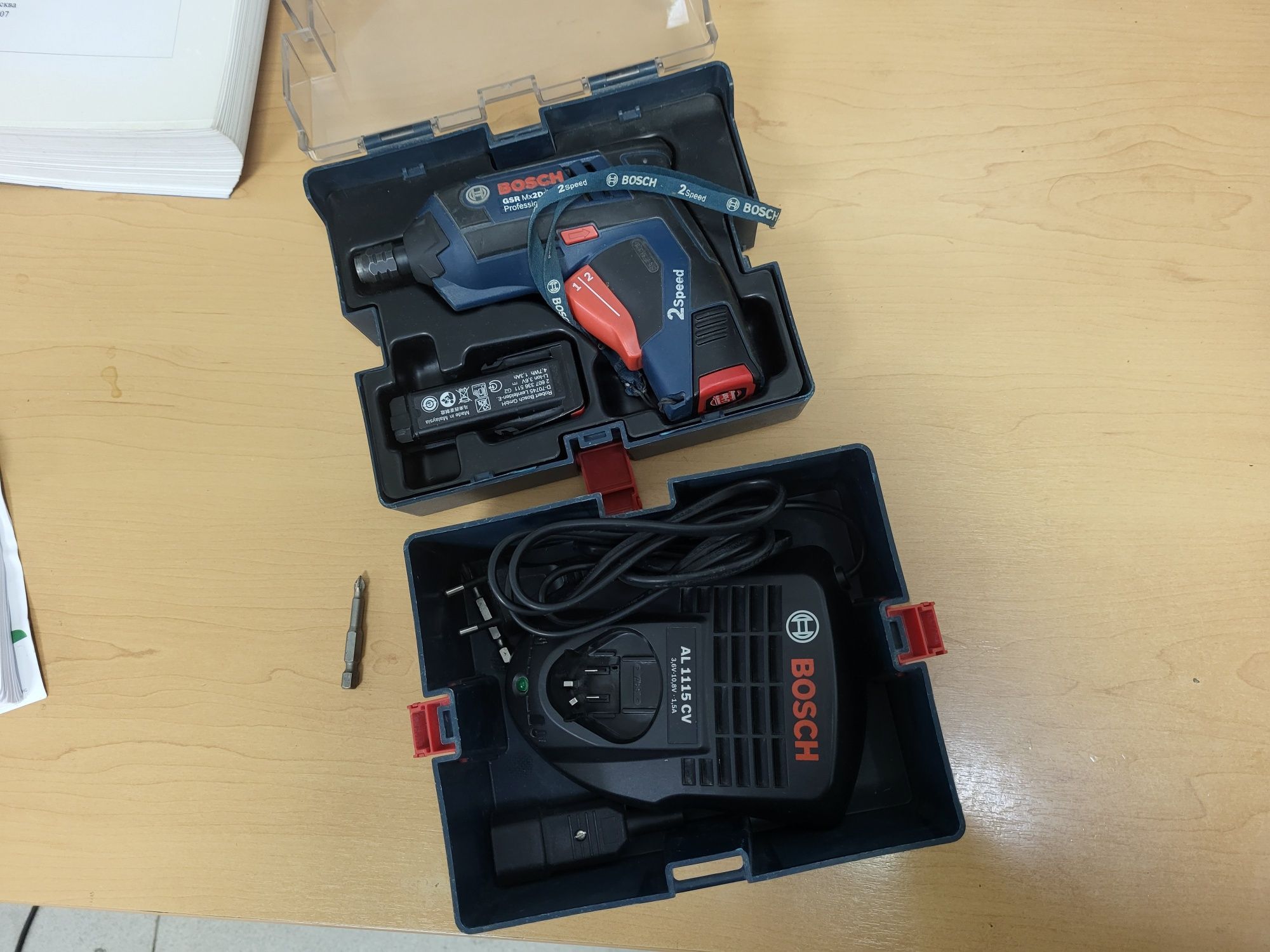 Отвертка аккумуляторная Bosch GSR Mx2Drive Professional