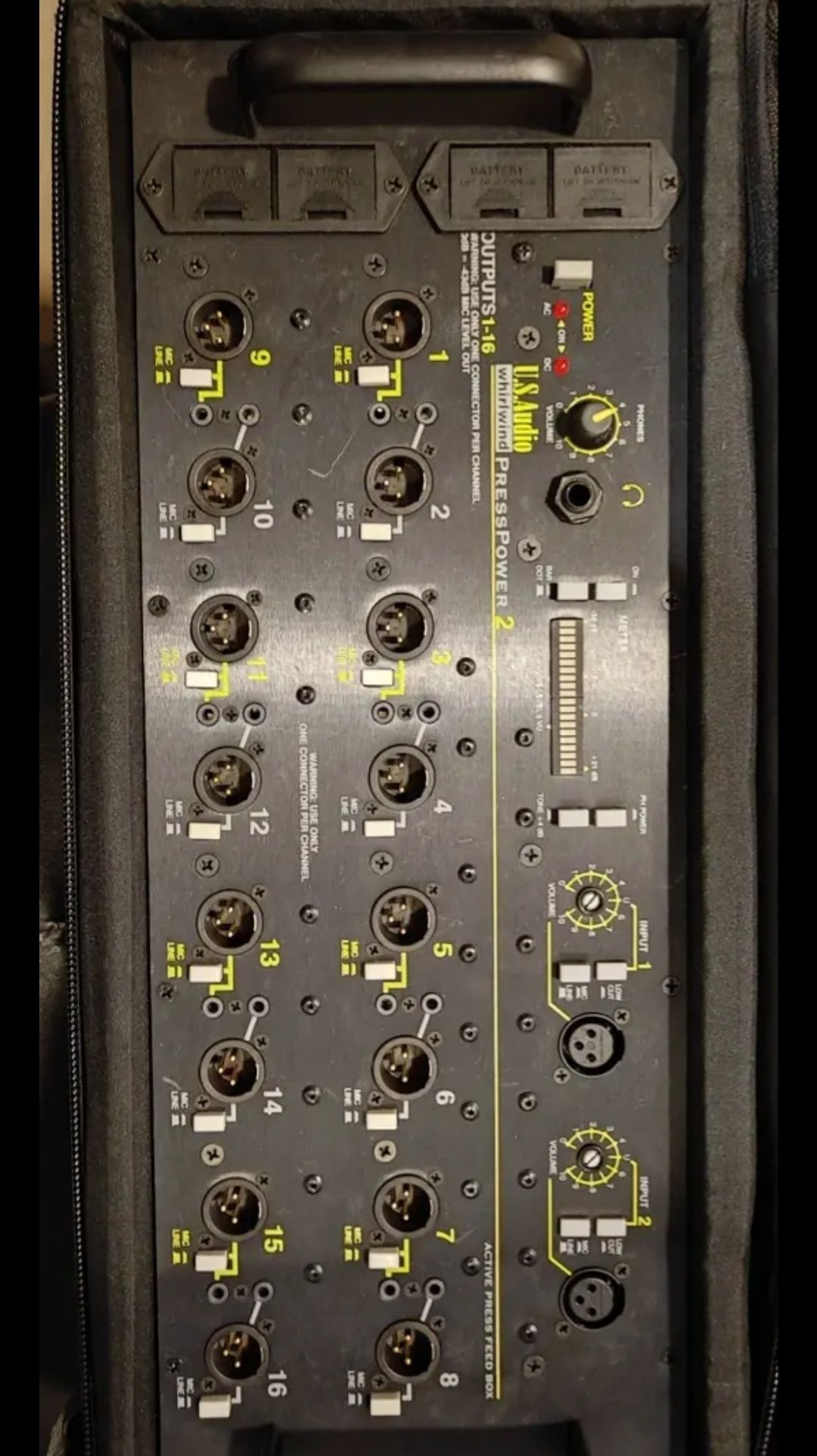 US audio whirlwind presspower 2