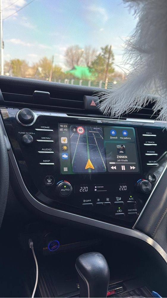 Установка Apple carplay, camry 70