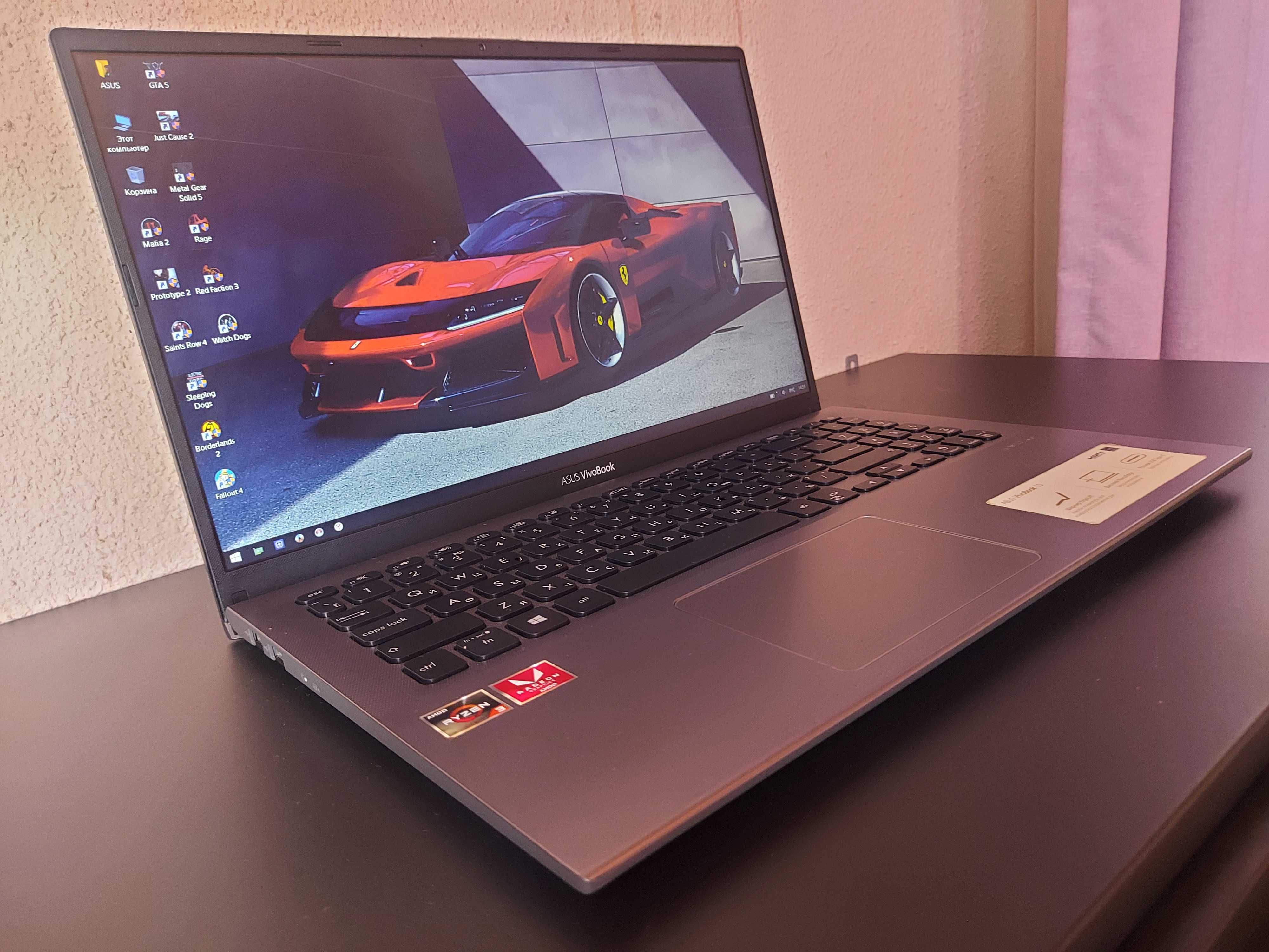 Мощный Ультрабук ASUS VivoBook X512 - Ryzen 3 ,Vega 3