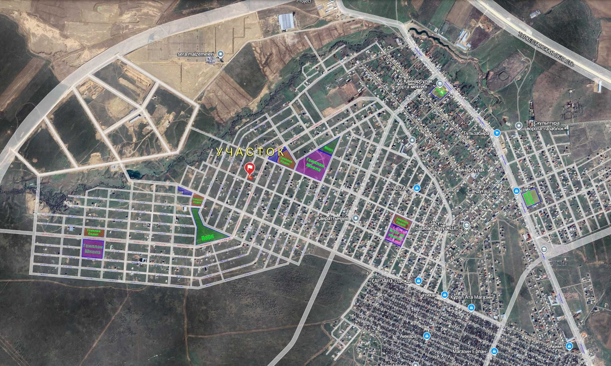мкр Қайнарбұлақ, Салық Зиманов көшесі, участок №1223 - 10 соток