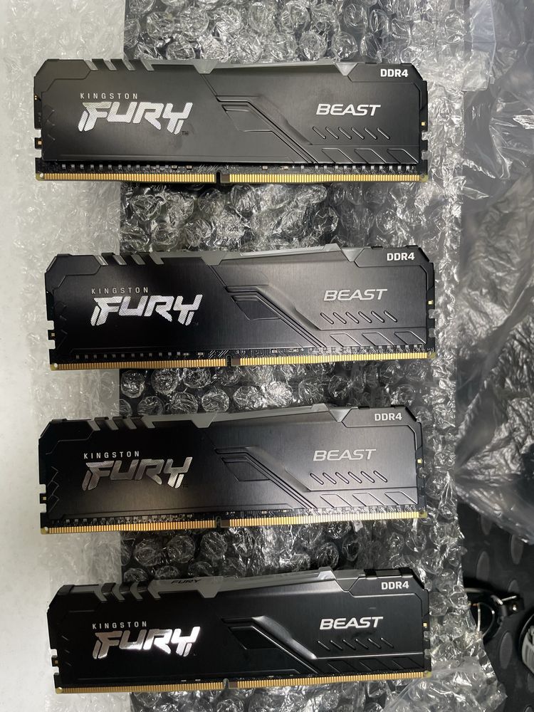 оперативная память ОЗУ kingston fury beast KF432C16BBK4/128