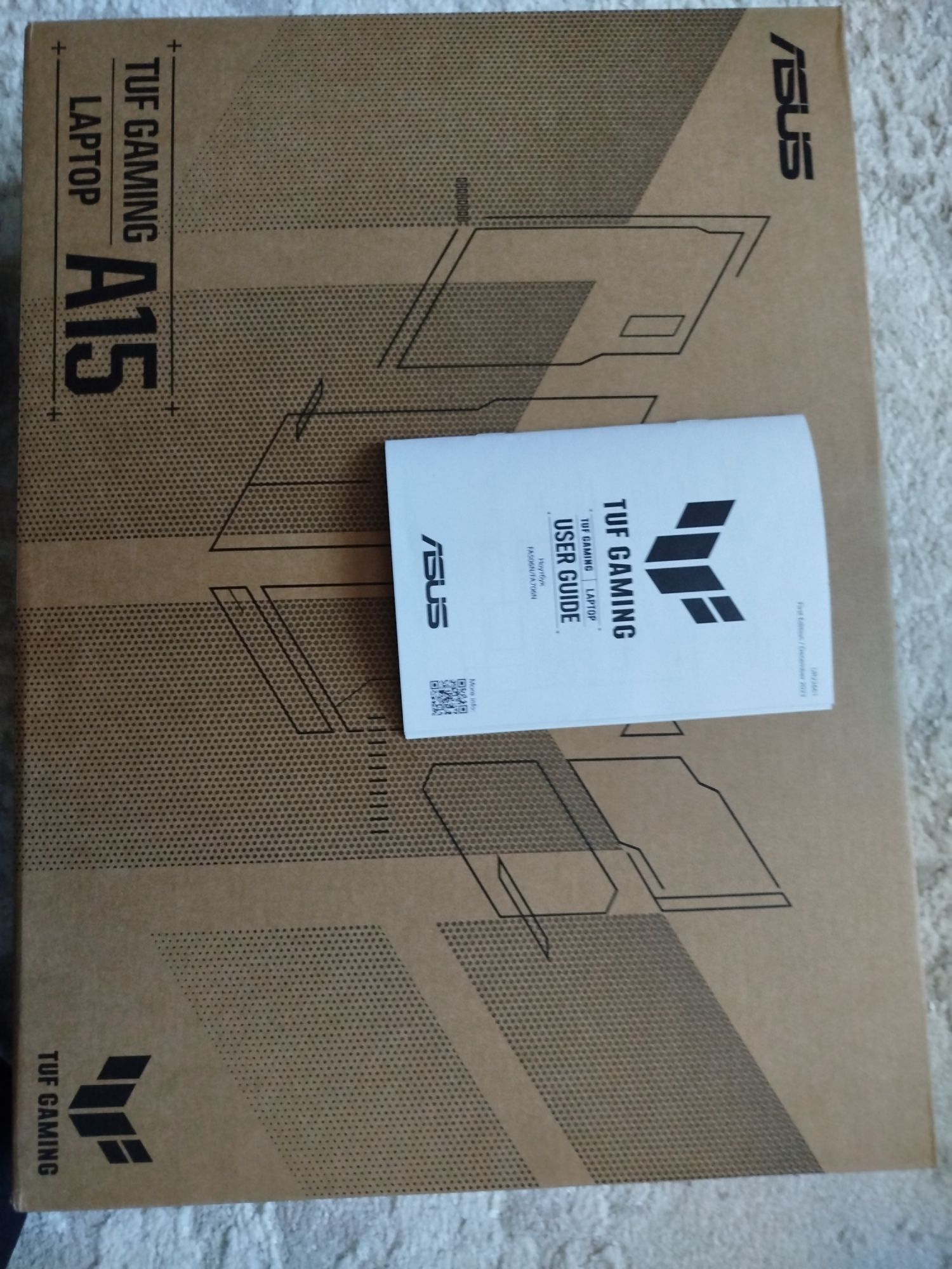 Ноутбук новый ASUS TUF Gaming A15FA506NFR(AMD Ryzen 7,GeForceRTX2050