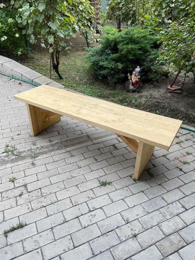 Скамья скамейка КАЧЕСВО СУПЕР. КРЕПКАЯ И УДОБНАЯ.(стол стулья)