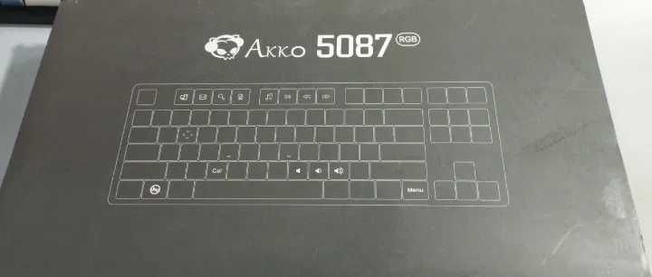 Механическая Клавиатура Akko 5087S Black&Gold RGB
