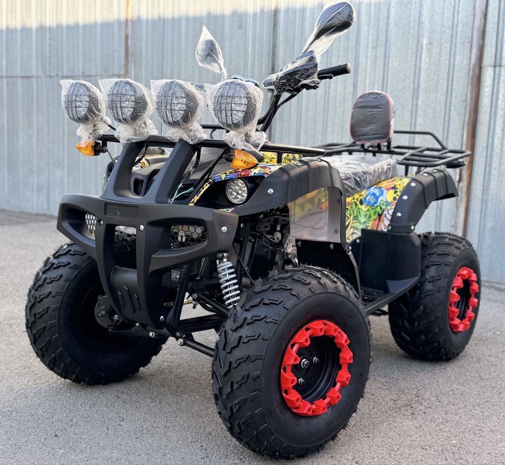Квадроцикл ATV 200 кубов. Новый. Камуфляж. Автозавод. Сигнализация.