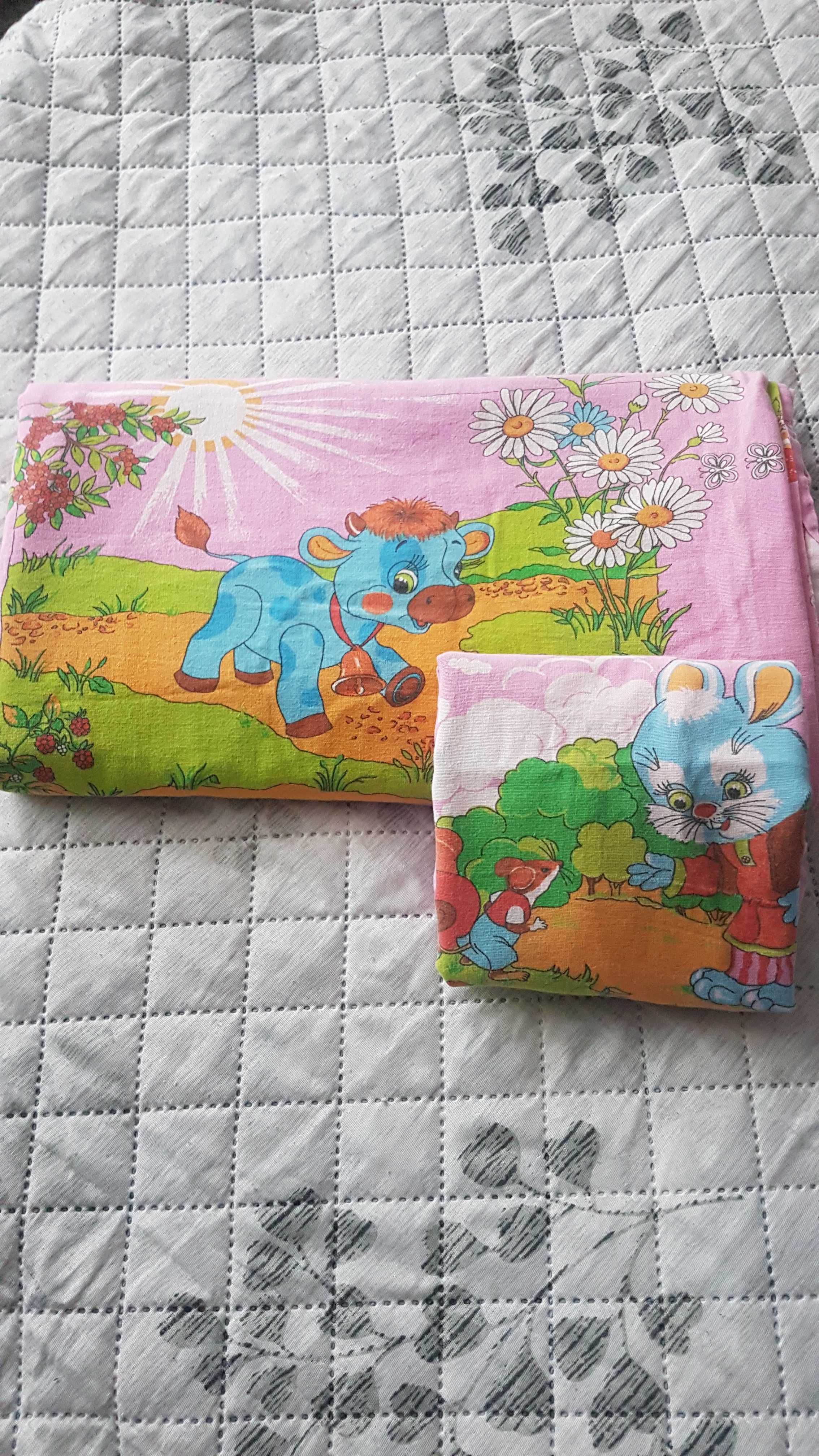 Одеяло/подушка детское +наволочка/пододеяльник, 1 -5 лет