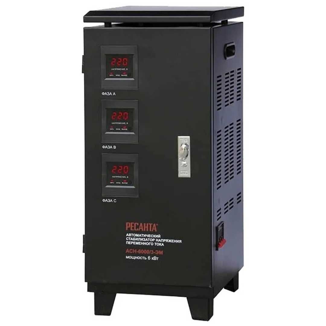 Стабилизатор напряжения Ресанта ACH-6000/3-ЭМ