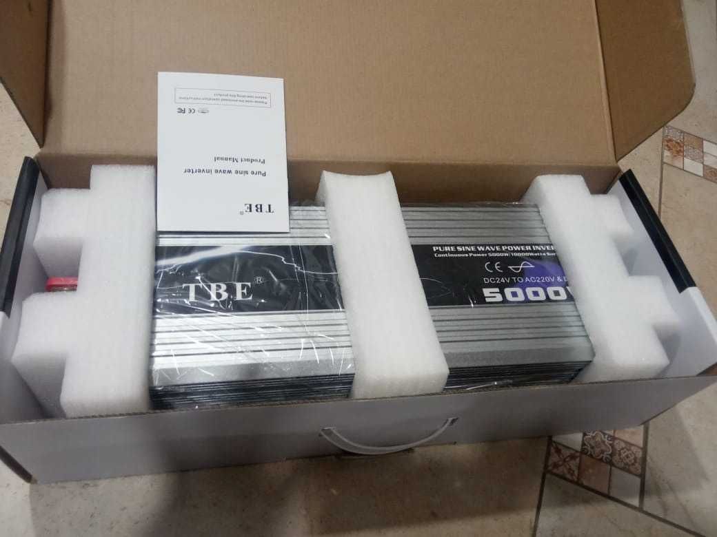 очень мощный инвертор TBE 5000w 12/24v|220v преобразователь напряжения