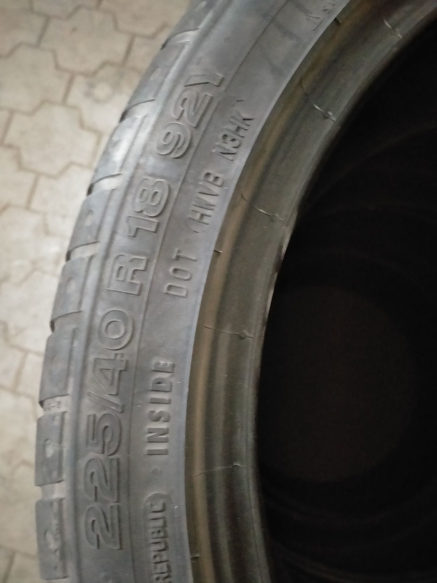 Продам комплект летних шин Continental