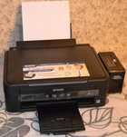 Струйный цветной МФУ принтер Epson L210