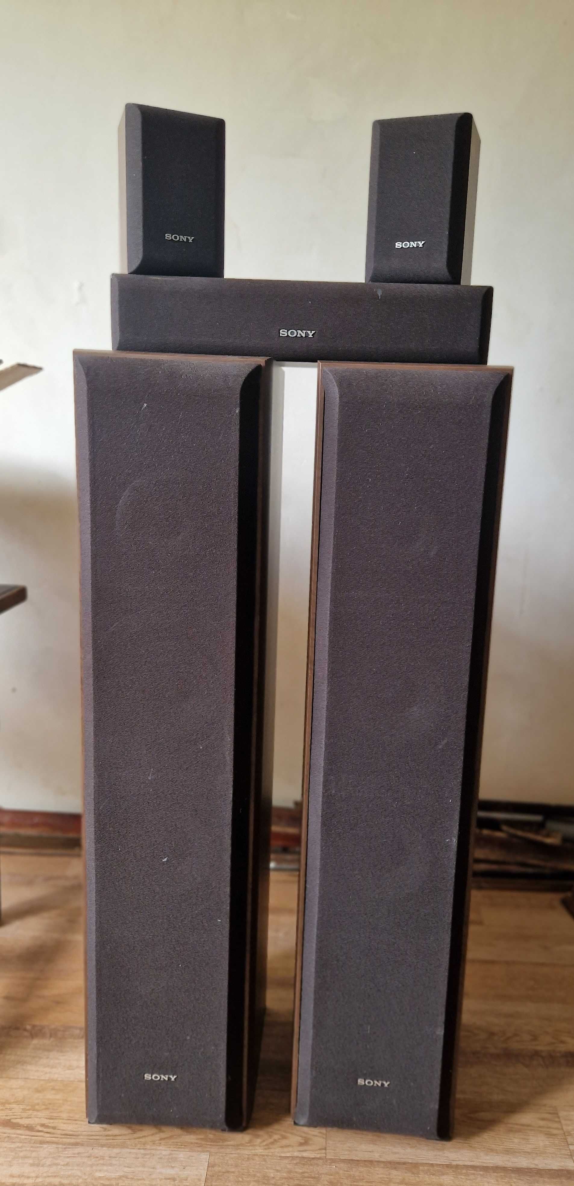 Receiver Sony Ampli Audio/Video 5.1 с колонками и пультом.