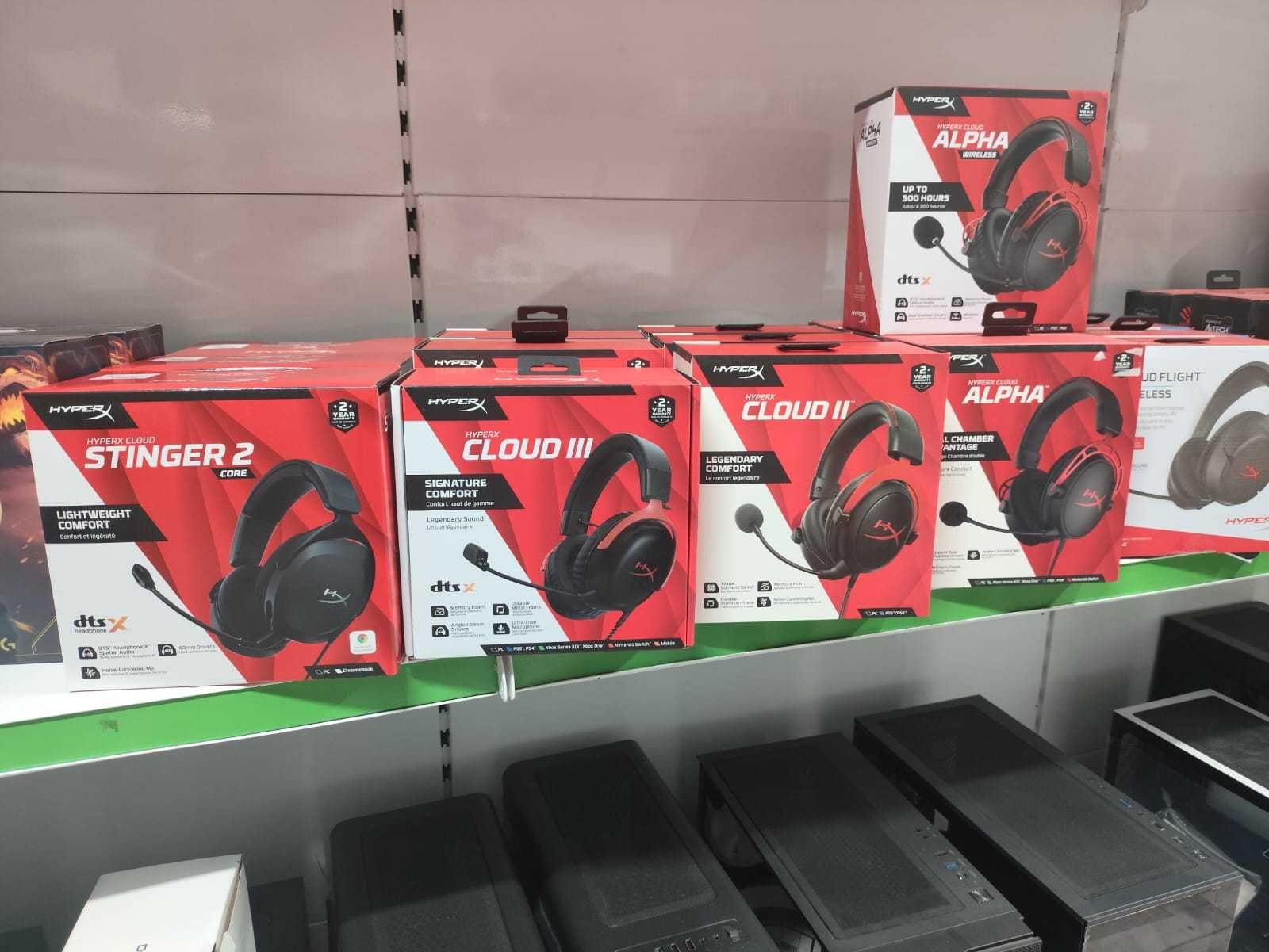 Новые наушники, клавиатуры и мышки HyperX, Logitech, Zowie — в наличии