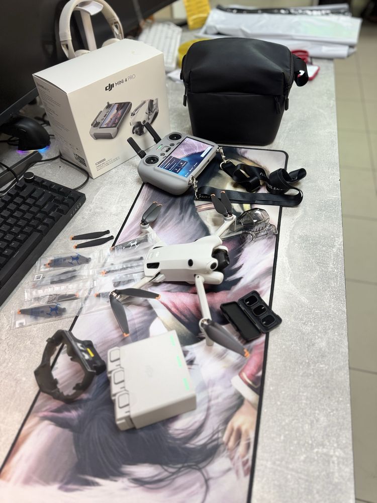 Дрон Dji Mini 4 pro full combo 45min