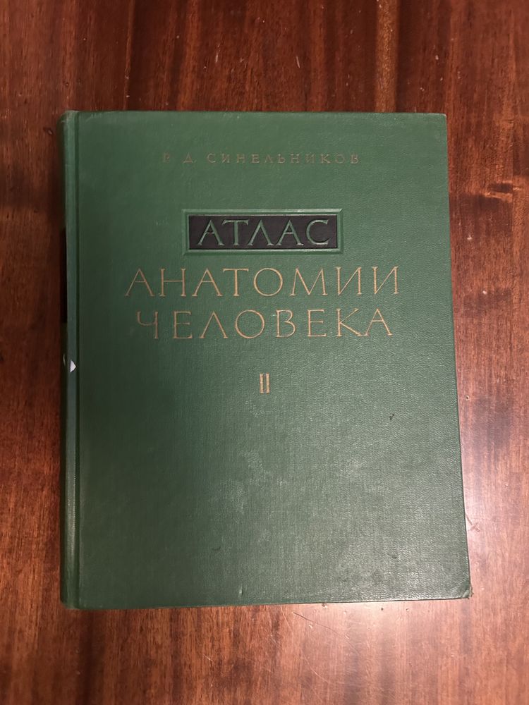 Анатомический атлас Р.Д. Синельников. 1963 год издания. Москва.