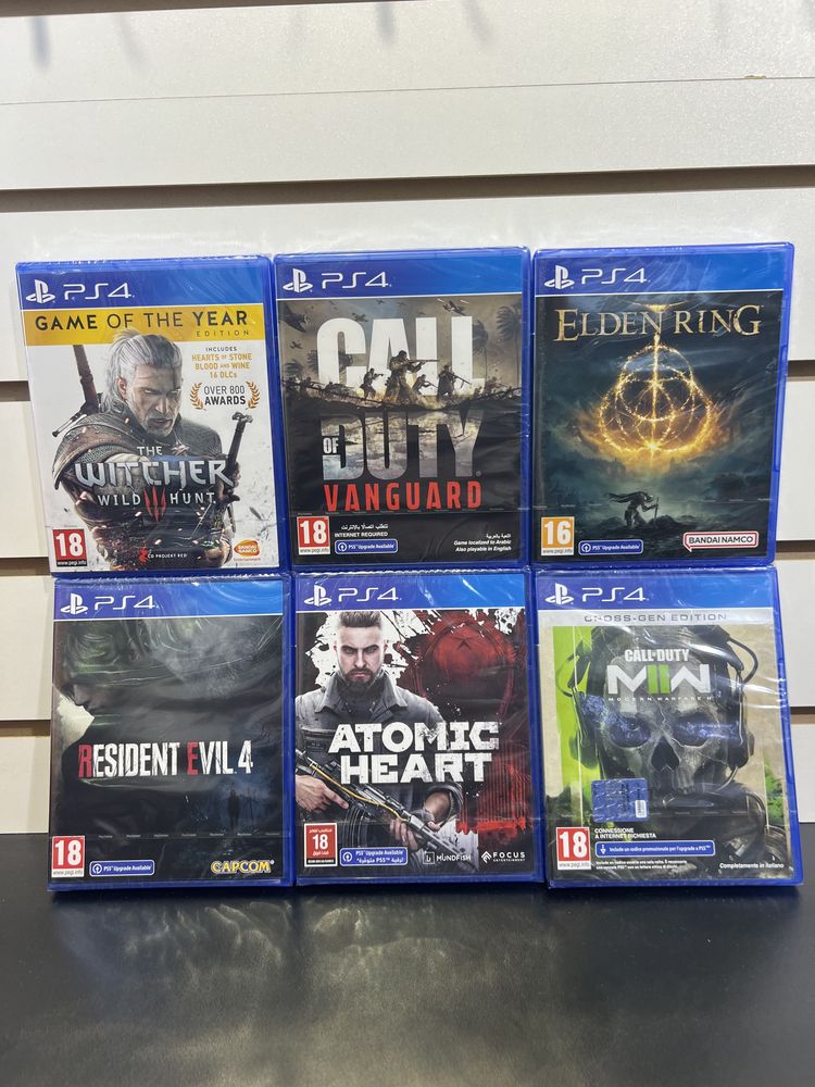 Новые Диски! Игры на PS4/PS5 PlayStation 4/5 / Каспи Red/QR. Доставка