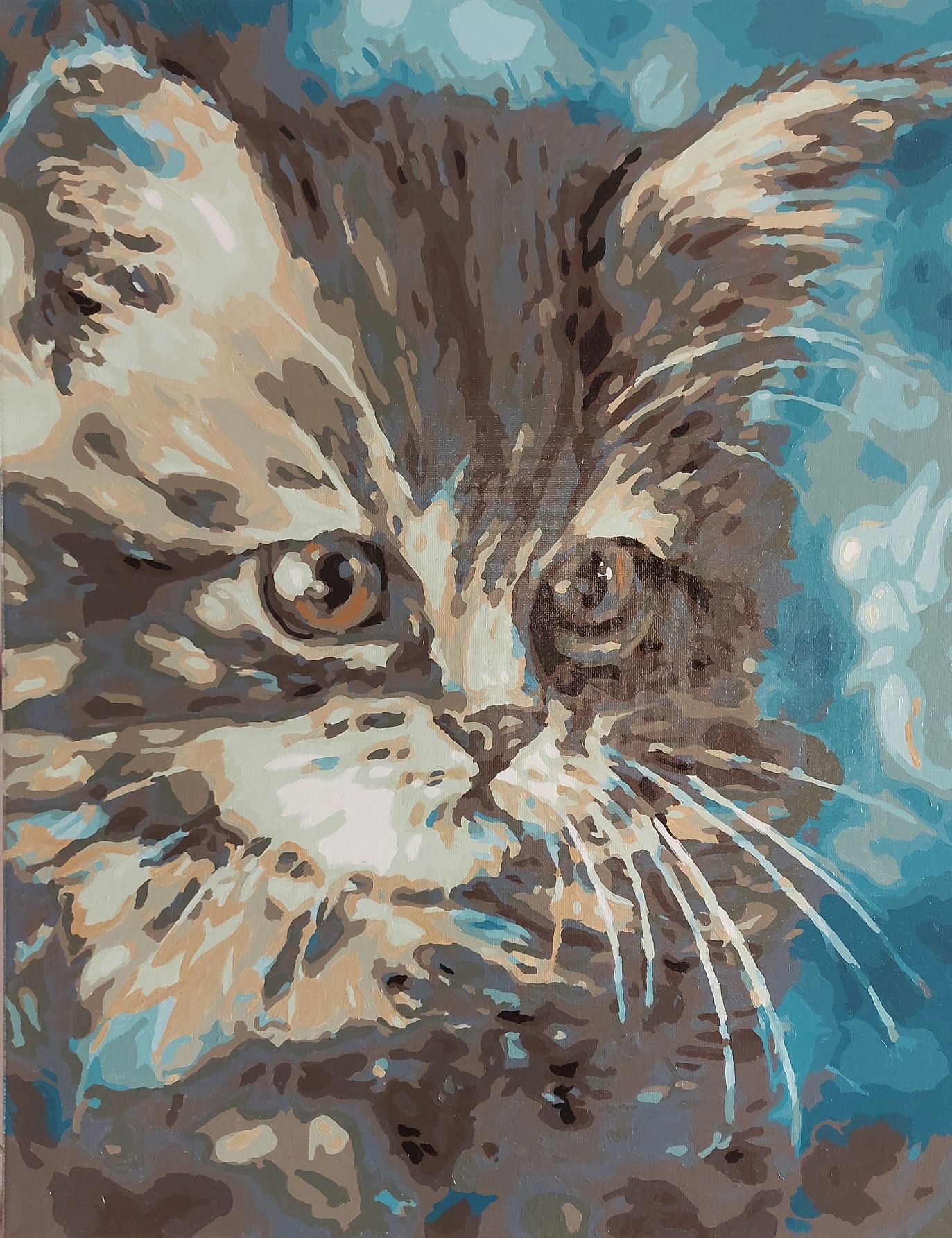 Картина. Портрет. Живопись акрилом.