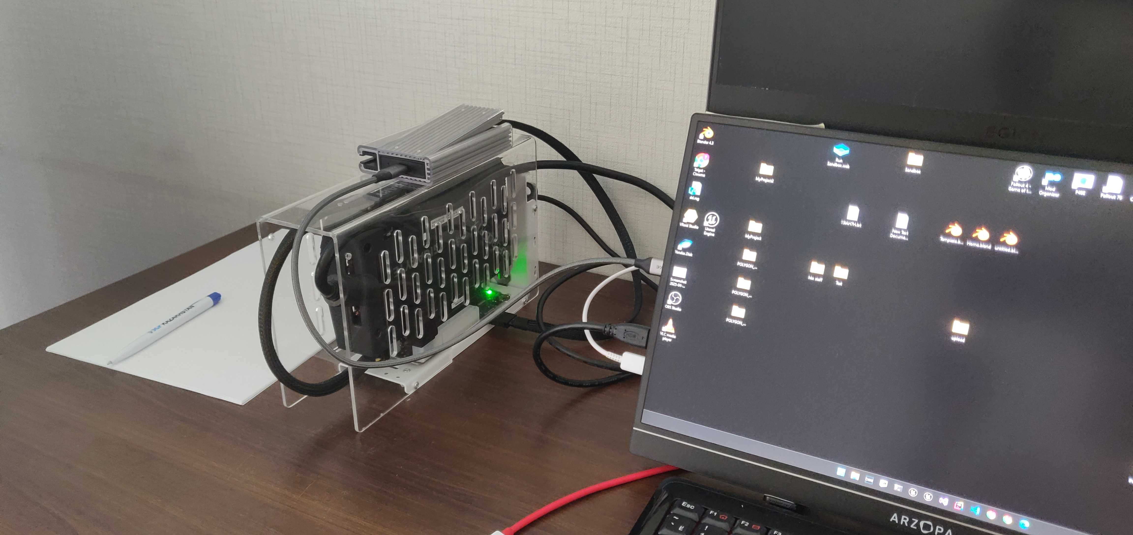 Внешняя видеокарта EGPU usb/thunderbolt 4 Oculink m2 Nvme