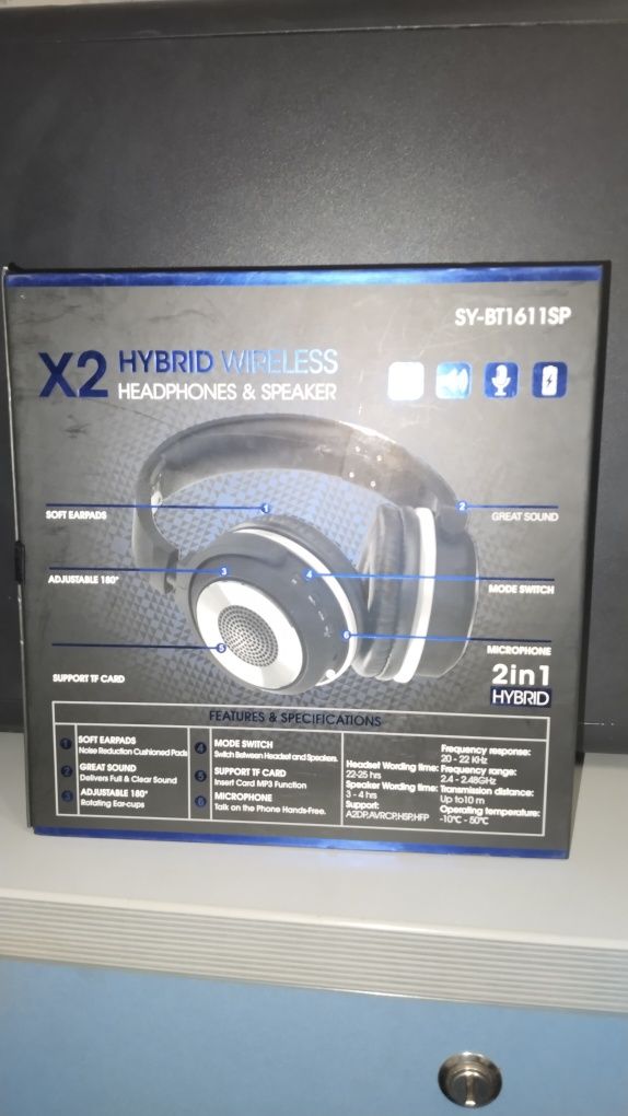 Наушники Hybrid wireless