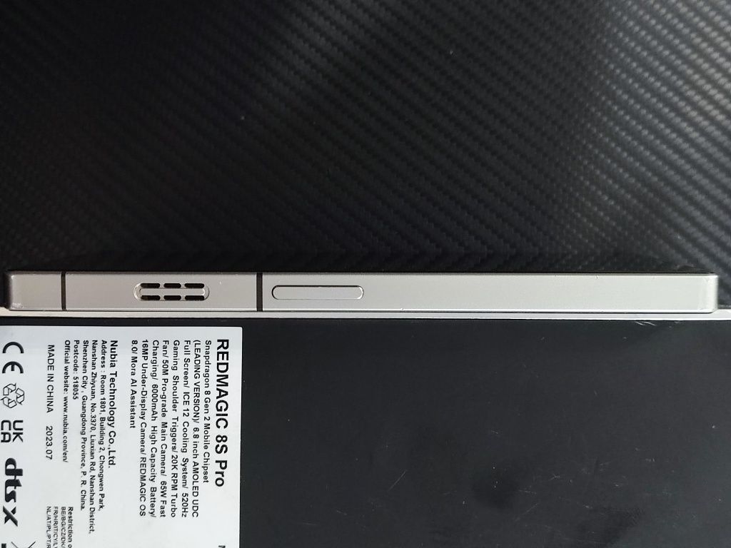 Redmagic 8s pro 16/512