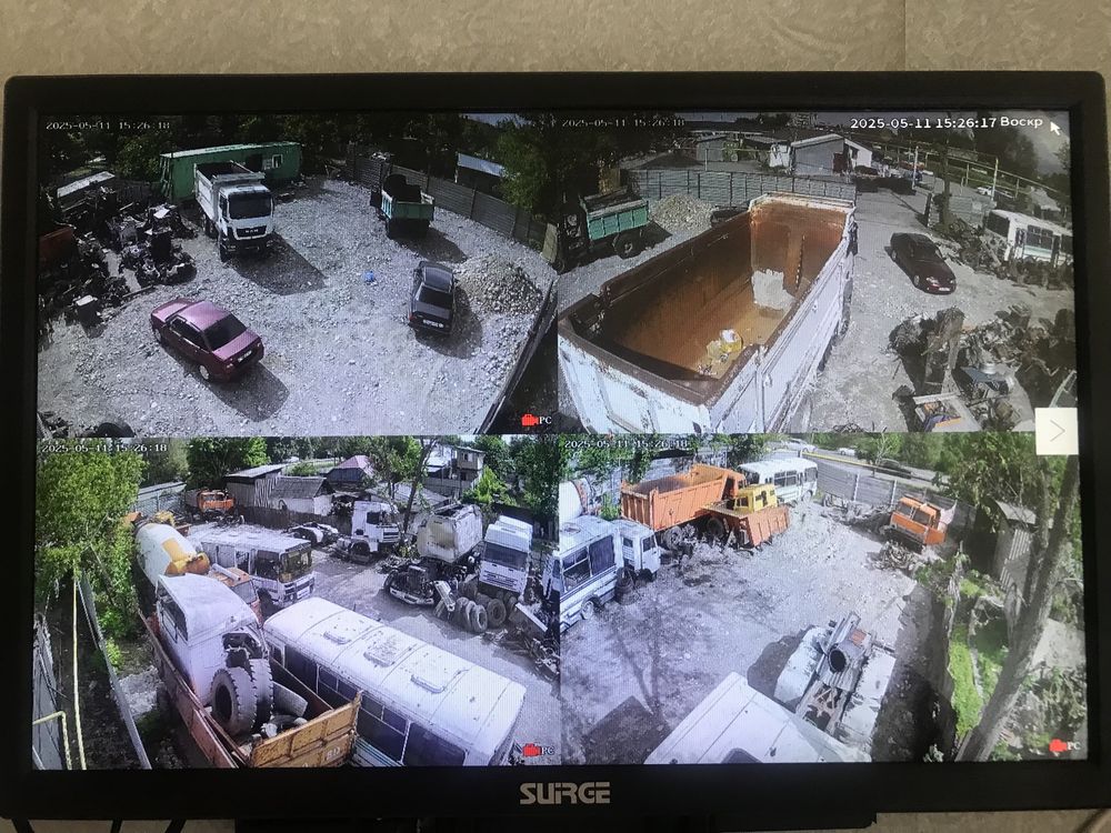 Установка систем видеонаблюдения IP и HD камеры