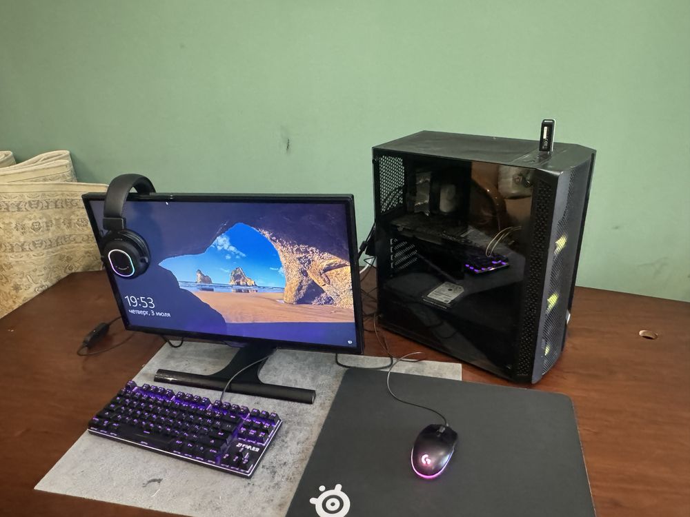 Продам отличный пк для учибы и игр все комплекте