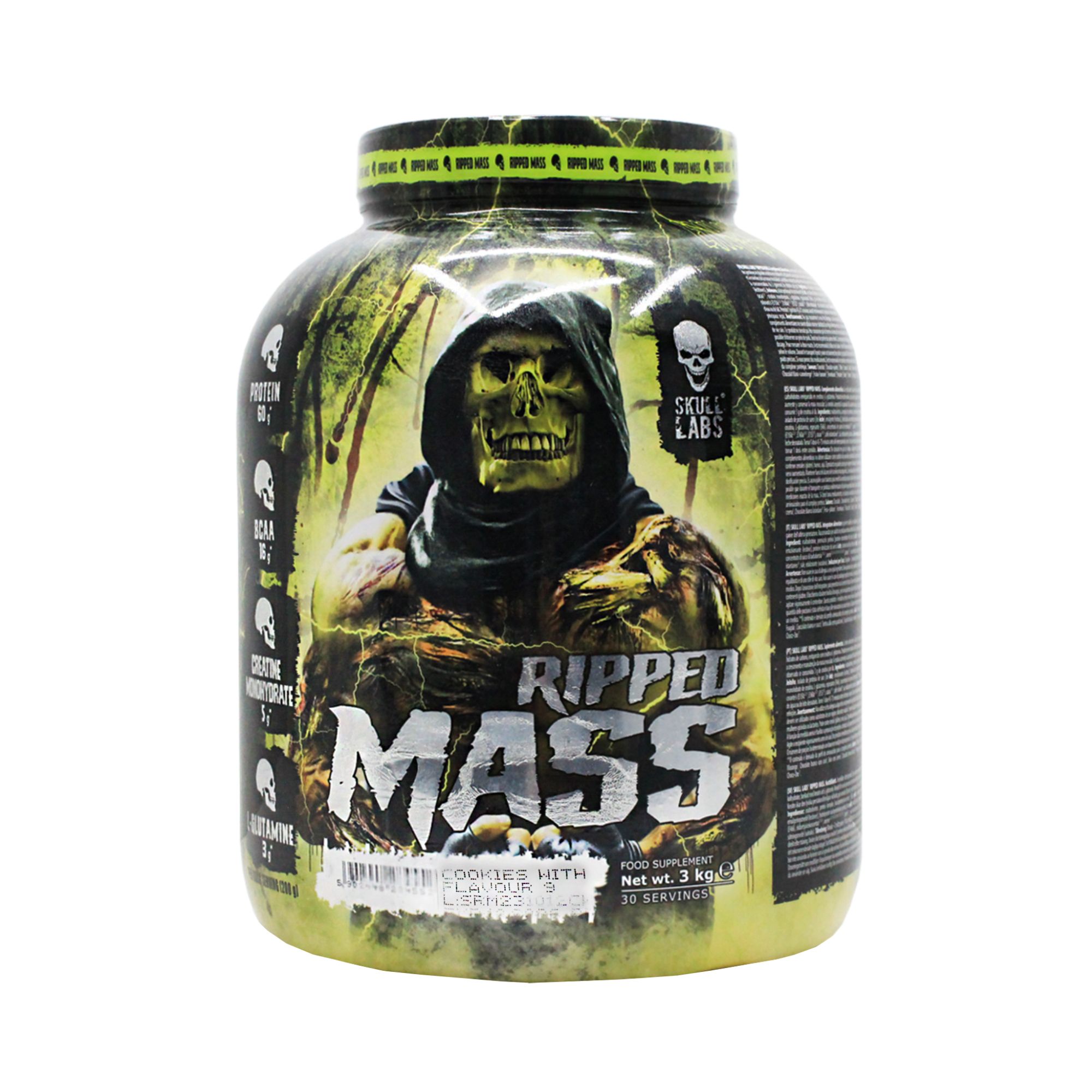 Гейнер сбалансированный Skull Labs Ripped Mass 30 порций 3000 гр