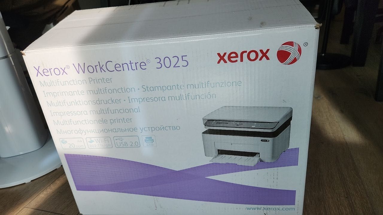 Принтер XEROX WorkCentre 3025 ч/б, идеальное состояние