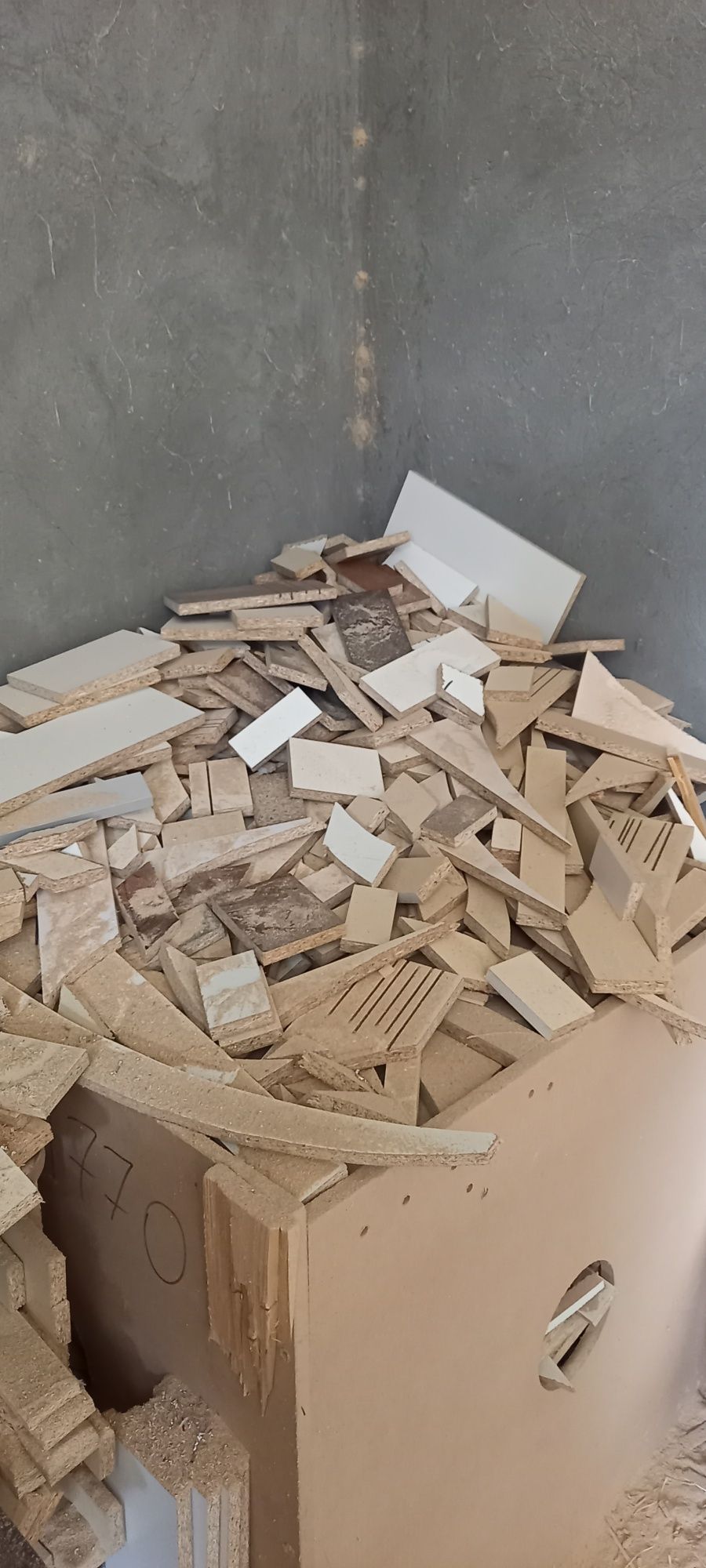 Дрова из лдсп и чистого дерево