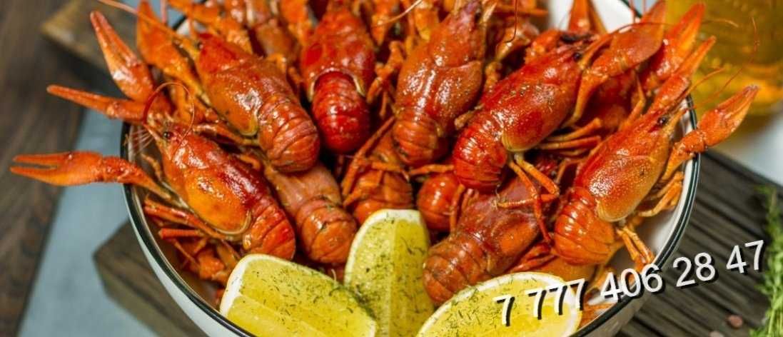 Живые раки с икрой. Доставка.