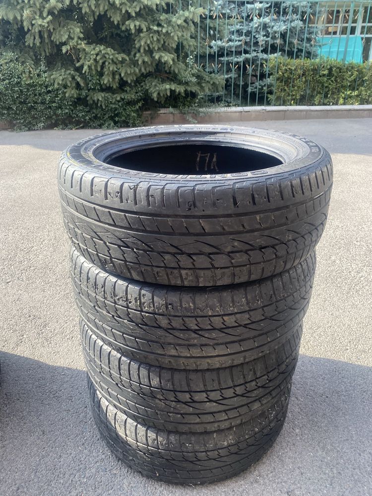 Летние шины Continental 235/50 R18, бу в хорошем состоянии, 4 шт