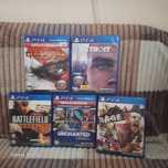 Продаю 5 дисков для PlaysSation 4