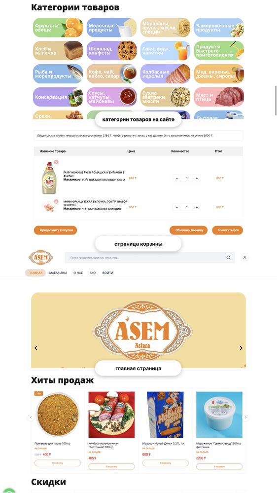 Разработка сайтов, интернет магазинов, лендингов