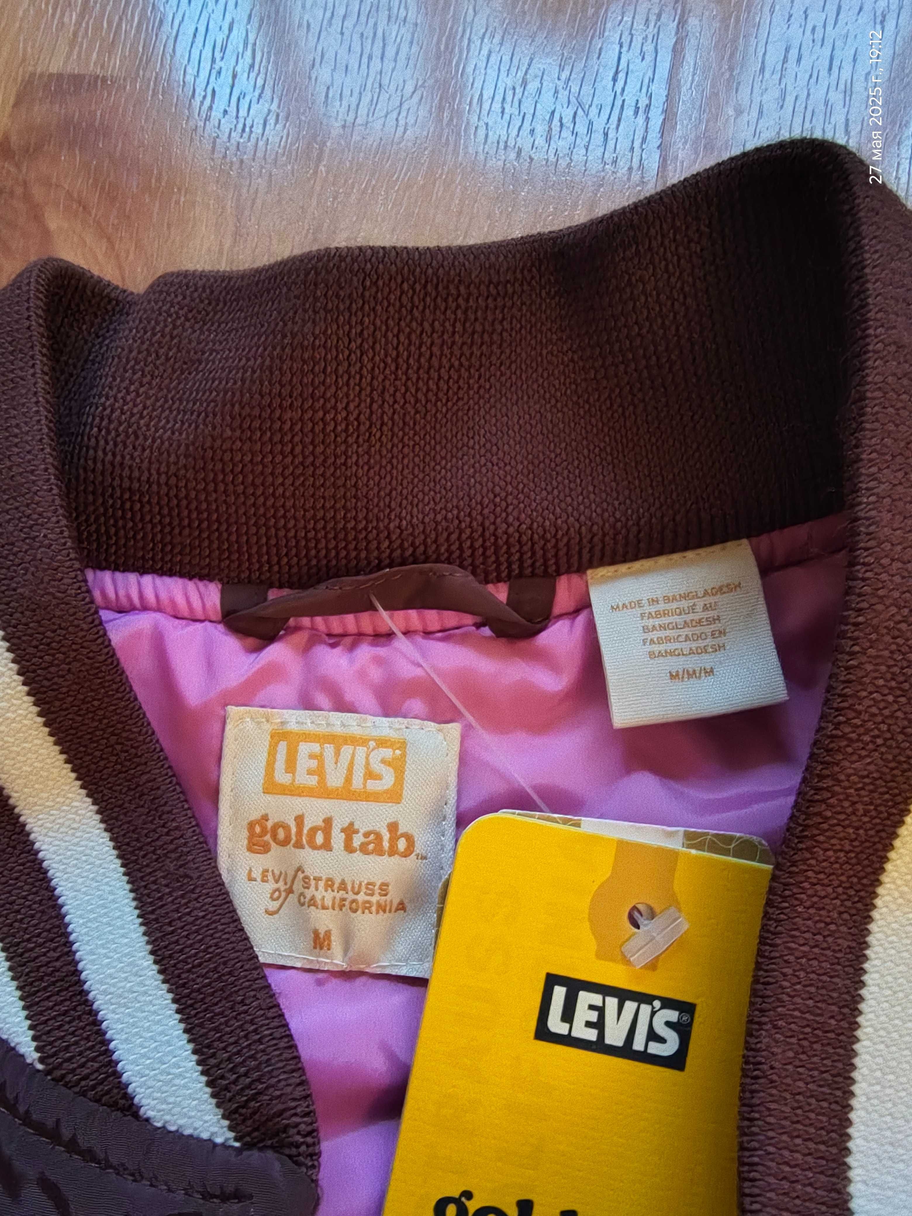 Куртка-бомбер Levis Monterey Gold Tab (США),оригинал,новая,р-р 50