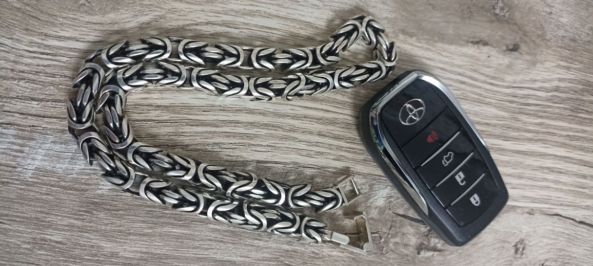 Серебряная Цепь 925 проба, "Византия" плетение