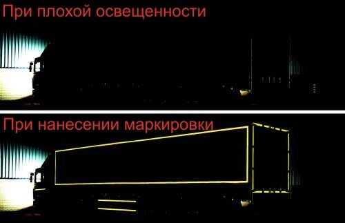 Лента сигнальная самоклеющейся светоотражающий