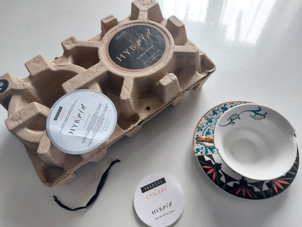 Seletti Hybrid Aspero, дизайнерская посуда из фарфора (Италия)