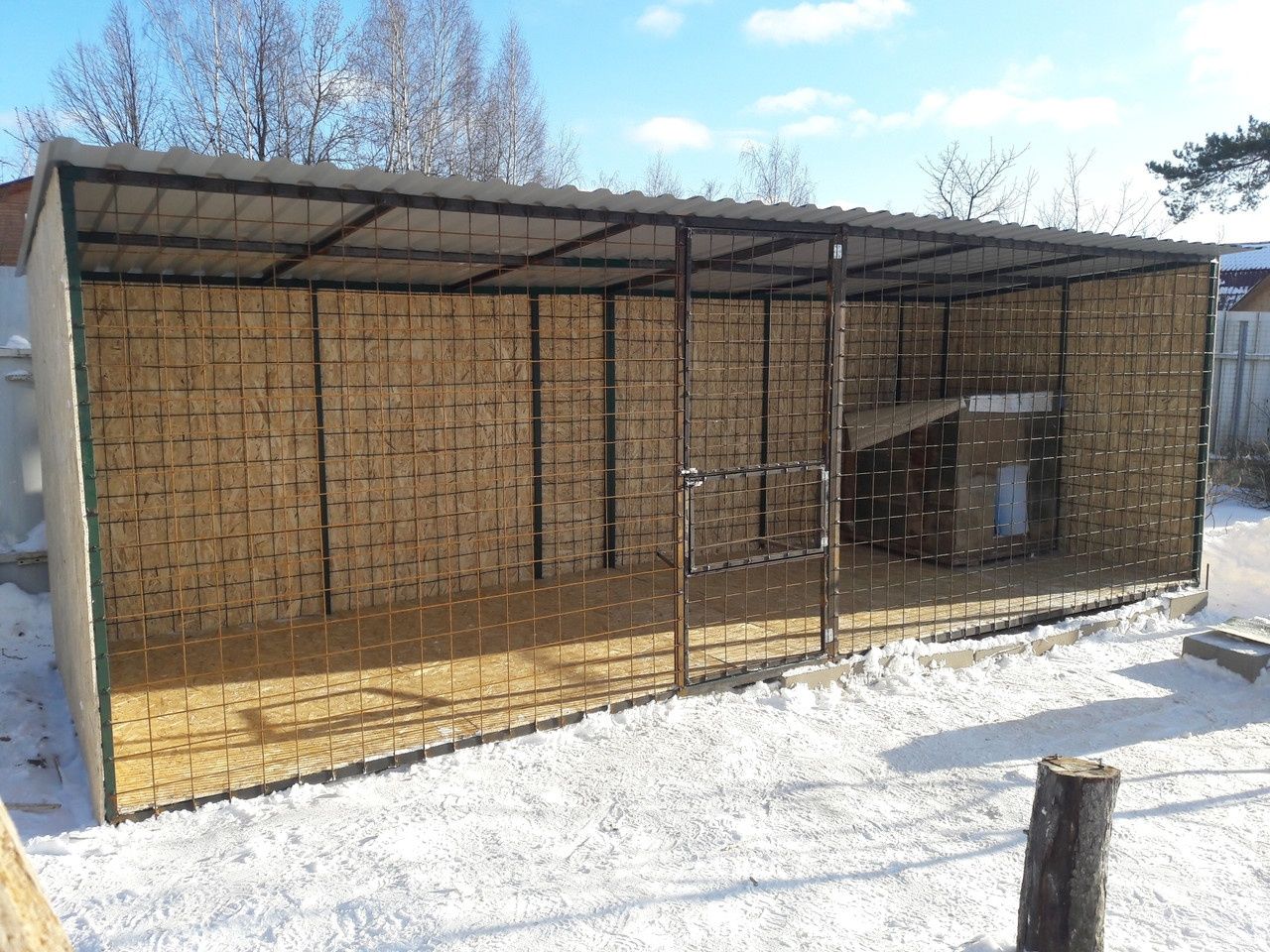 Изготовление вальеров на заказ. Разборные .