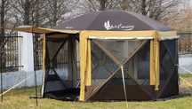 MirCamping 2905YT 3.6х3.6 с отверстием под дымоход, дождевик