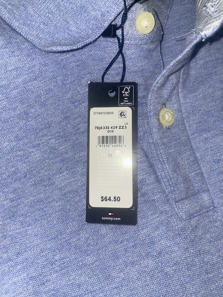 Поло от tommy hilfiger