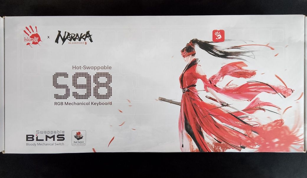 Клавиатура механическая bloody naraka s98 black