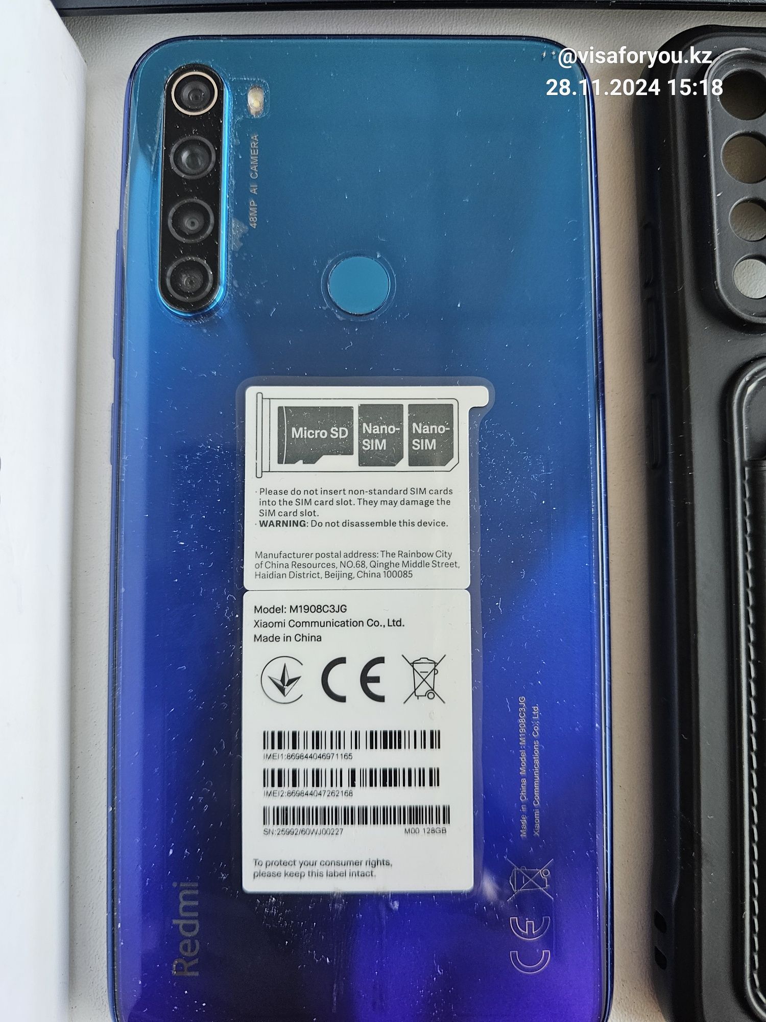 Продам 30 000тенге Сиоми xiaomi redmi note 8 128gb