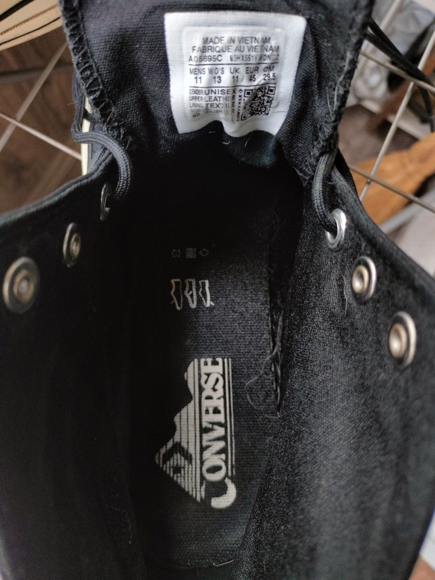 Converse высокие кожаные кеды