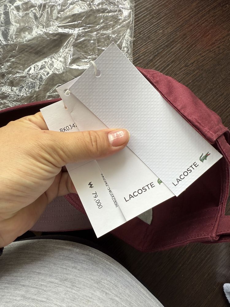 Оригинал кепка lacoste