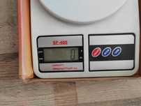 Новые весы кухонные электронные с LCD дисплеем Белые до 10 кг