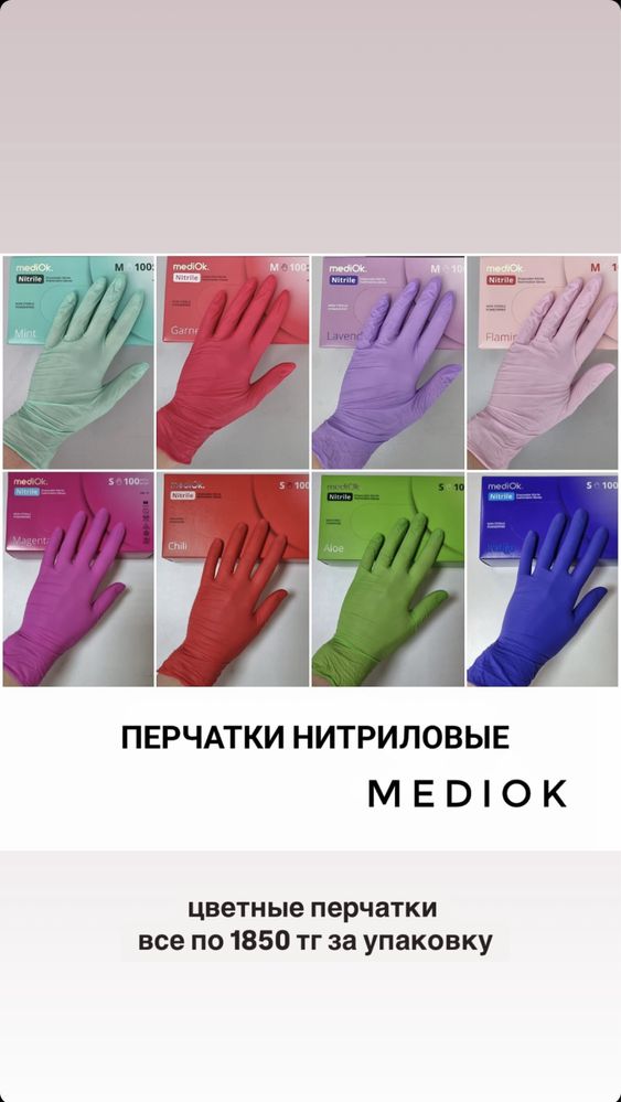 Перчатки нитриловые медицинские
