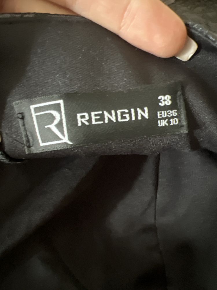 Черное вечернее платье Rengin